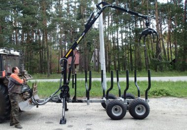 Vyvážečka za malotraktor